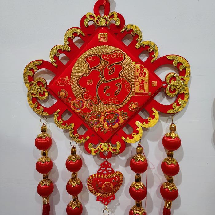 GANTUNGAN ACC =ita21_mall= Best Quality Neutral Chinese New Year Hanger Barongsai Chinese New Year D