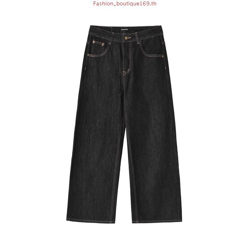 PTJ30306 Gabriela Super Barrel กางเกงยีนส์ขากระบอกใหญ่ปัก PROMTHONG