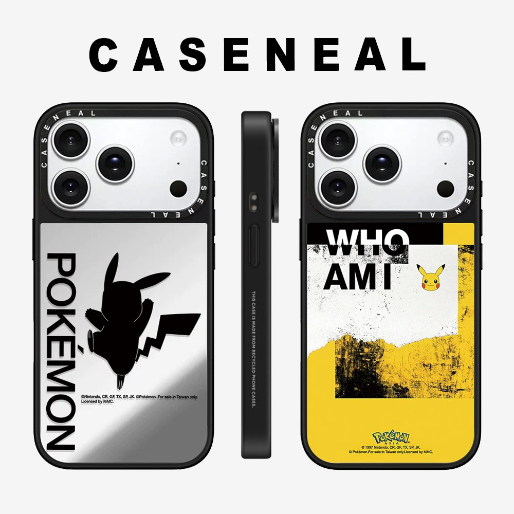 Drop proof CASENEALเคสโทรศัพท์สําหรับiPhone 17ProMax 17pro 17 air 16promax 16 15promax 15 14promax 13 13promax hard Case Pikachu 12 12PromaxกรณีiPhone 11กรณีคุณภาพสูง