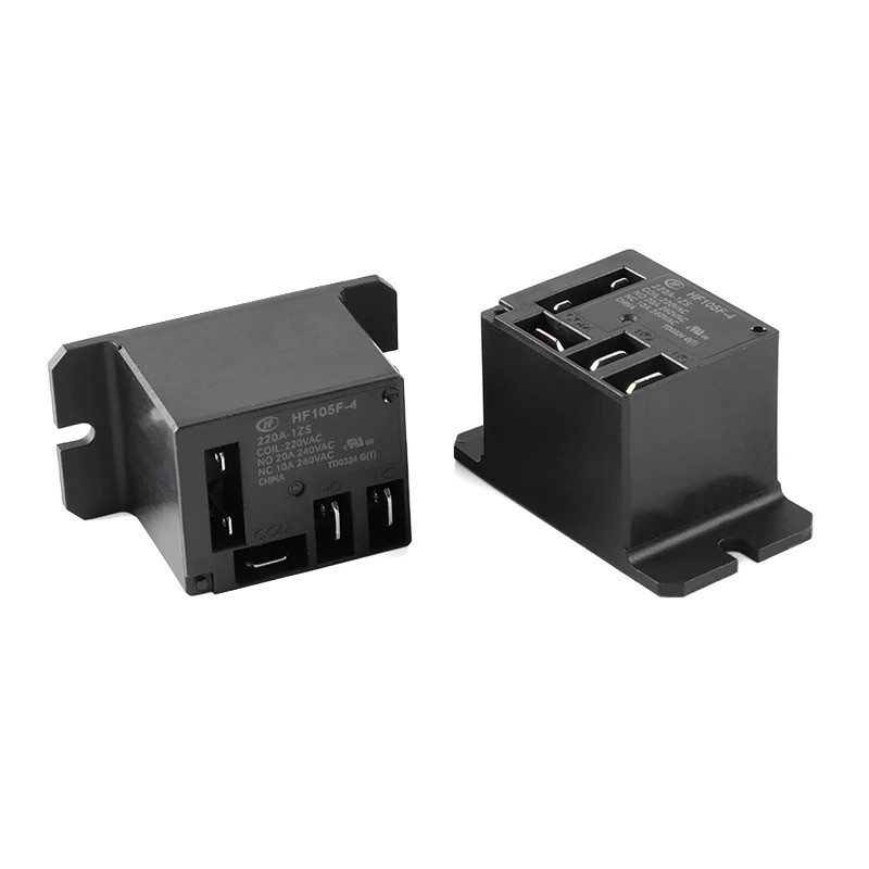 2 ชิ้น/1 ชิ้น HF105F HF105F-4/220A-1ZS HF105F-4-220A-1ZS 30A 220VAC 5Pin High Power Relay Relais