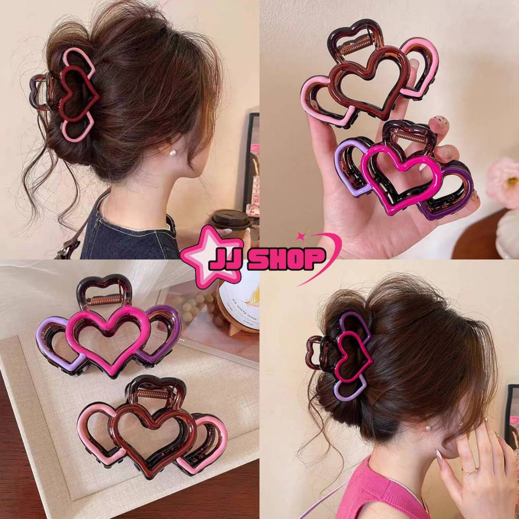 JJ Shop💜พร้อมส่ง กิ๊ฟหนีบผม ลายหัวใจ น่ารักมากๆ แฟชั่นใส่สบายหัว ลายน่ารักเบาสบาย "VO-72"