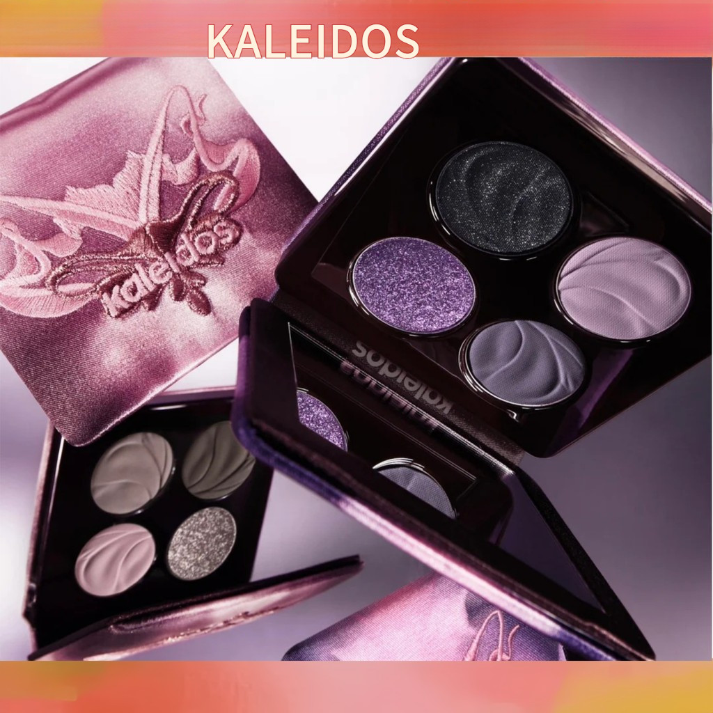 KALEIDOS อายแชโดว์พาเลทสี่สี Black Jasmine Vanity Fair Pearlescent Polarized Face