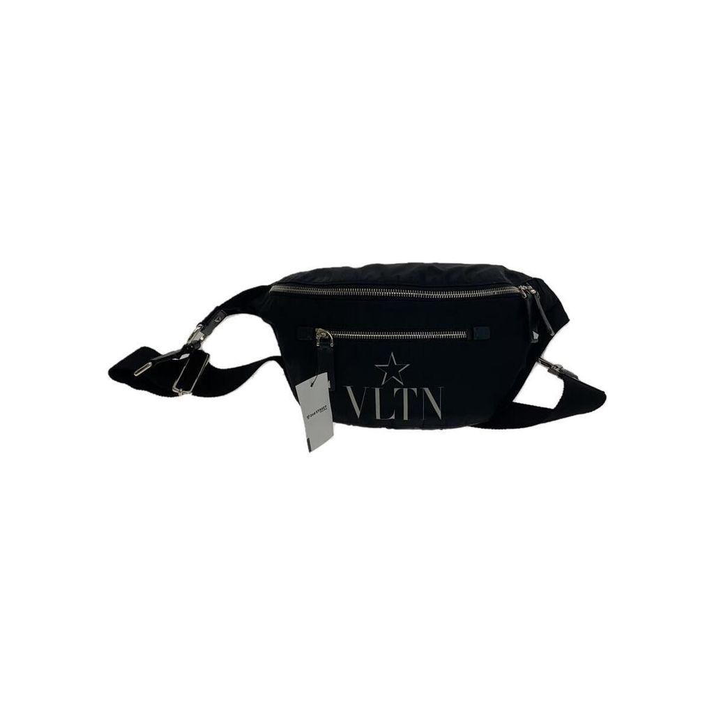 VALENTINO GARAVANI waist bag logo nylon BLK TY2B0664MFG0NO VLTN Direct from Japan Secondhand