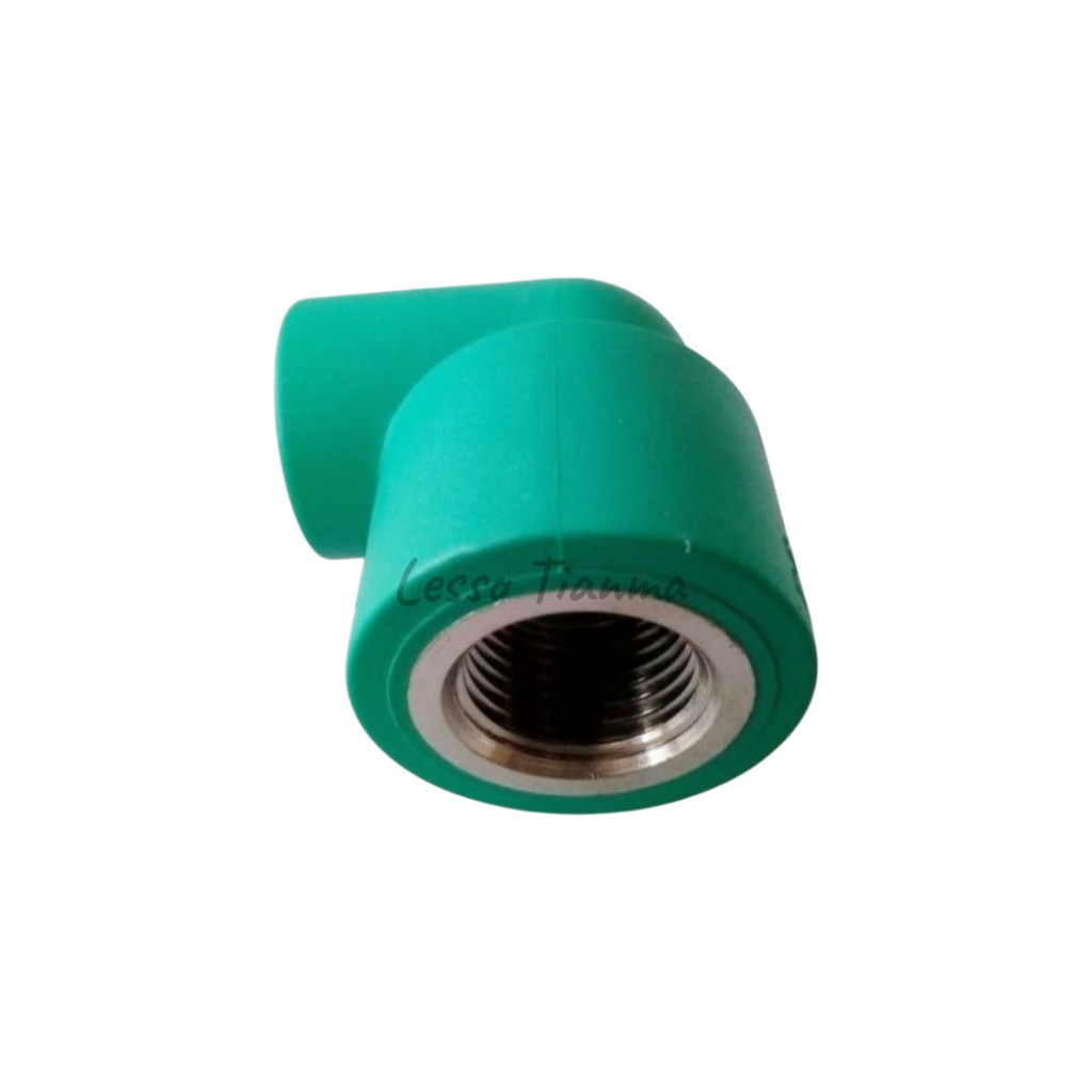 Lesso - Keni Dart ในข้อศอกด้ายหญิง 3/4 นิ้ว I dn25x3/4" / Soc x Fipt 3/4" / Elbow 71395