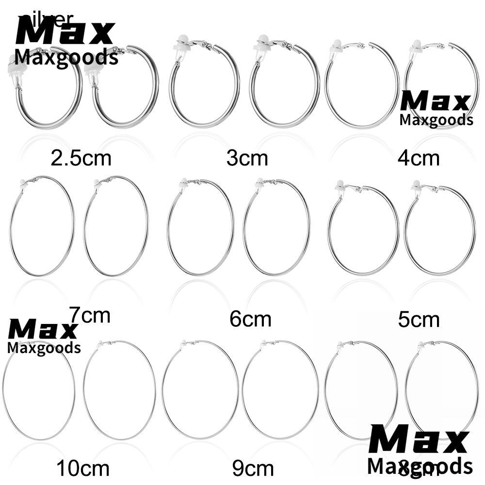 MAXG 1 คู่ ก้านติดหูฟังแบบครอบใบvido มีแพ็ดโฟม สำหรับผู้หญิง ไม่จำเป็นต้องเจาะหู