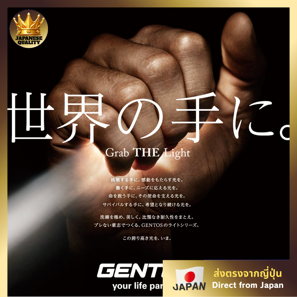 GENTOS ไฟฉายพกพา LED ขนาดเล็ก รุ่น GK-001S สีเงิน ความสว่าง 15 ลูเมน ใช้ถ่าน AAA ขนาดเส้นผ่านศูนย์กลาง 1.5 ซม. พร้อมพวงกุญแจ ทนทาน กันน้ำระดับ IPX4 (NEW) Direct from JAPAN