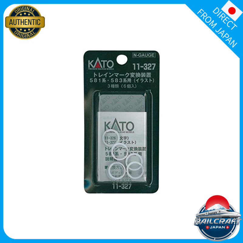 KATO N Scale Train Mark Conversion Device for 581/583 Series Illustration 11-327
