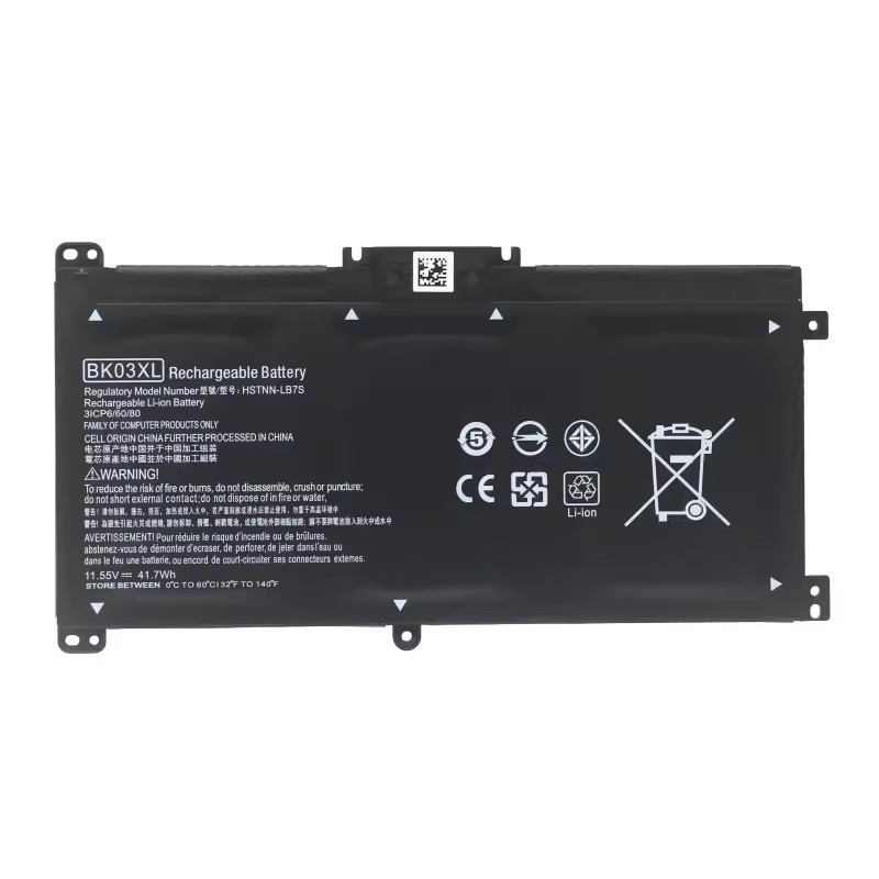 Compatible with HP PAVILION X360 14-BA033TX TPN-W125 BK03XL laptop battery