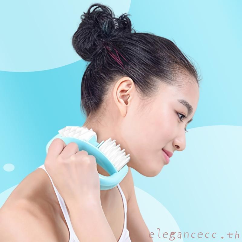 ELEGAN Stretch Marks Massage Lightweigted Massage Roller สําหรับไหล่ขาหน้าอกและผ่อนคลายร่างกายเต็มรู