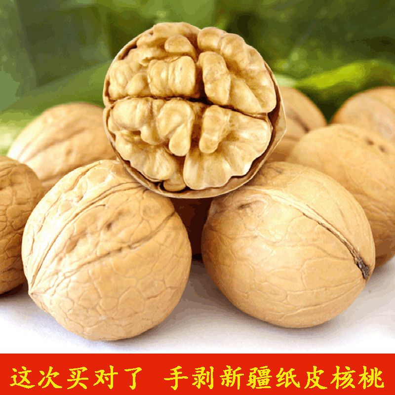 Xinjiang Paper Skin Walnuts Aksu วอลนัทดิบ วอลนัท Xinjiang Specialty Original Thin Skin Walnuts LS42
