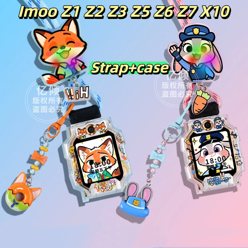 [คลังสินค้าพร้อม] การ์ตูนสัตว์ City Halter Imoo Z1 Z2 Z3 Z5 Z6 Z7 X10 Lanyard Imoo Z1 Z2 Z3 Z5 Z6 Z7 X10 Crazy สัตว์ Lanyard