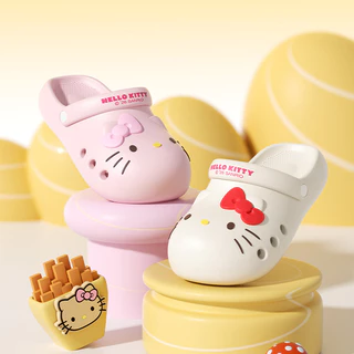 VBXX รุ่นแท้จาก Sanrio รองเท้าแฟชั่นสำหรับผู้หญิง สวมใส่ง่ายในฤดูร้อน กันลื่นและเพิ่มความสูง