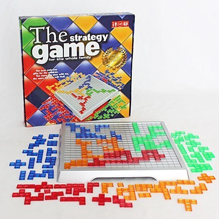 ZY403Tetris Board game Board Gladiator หมากรุกชิ้นโต๊ะ Tetris Board game Checkerboard Gladiator หมาก