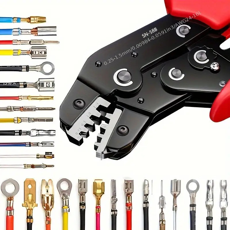 Dupont Plug Spring Car Wire Harness Power Terminal Wire CRIMPING คีม CRIMPING Stripping Wire