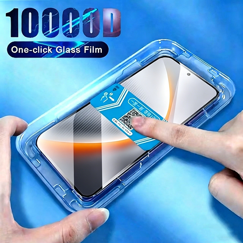Tecno Pova 7 6 Pro Pova 7 Ultra Pova 6 Neo Pova7 Pro Anti-Spy ความเป็นส่วนตัวคลิกเดียวติดตั้งคลุมทั้งหมดกระจกนิรภัยป้องกันหน้าจอ