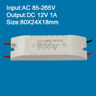 Ac 220V แรงดันไฟฟ ้ าคงที ่ 12V 24V Led Power Supply Driver สําหรับโคมไฟกระจกแถบไฟ