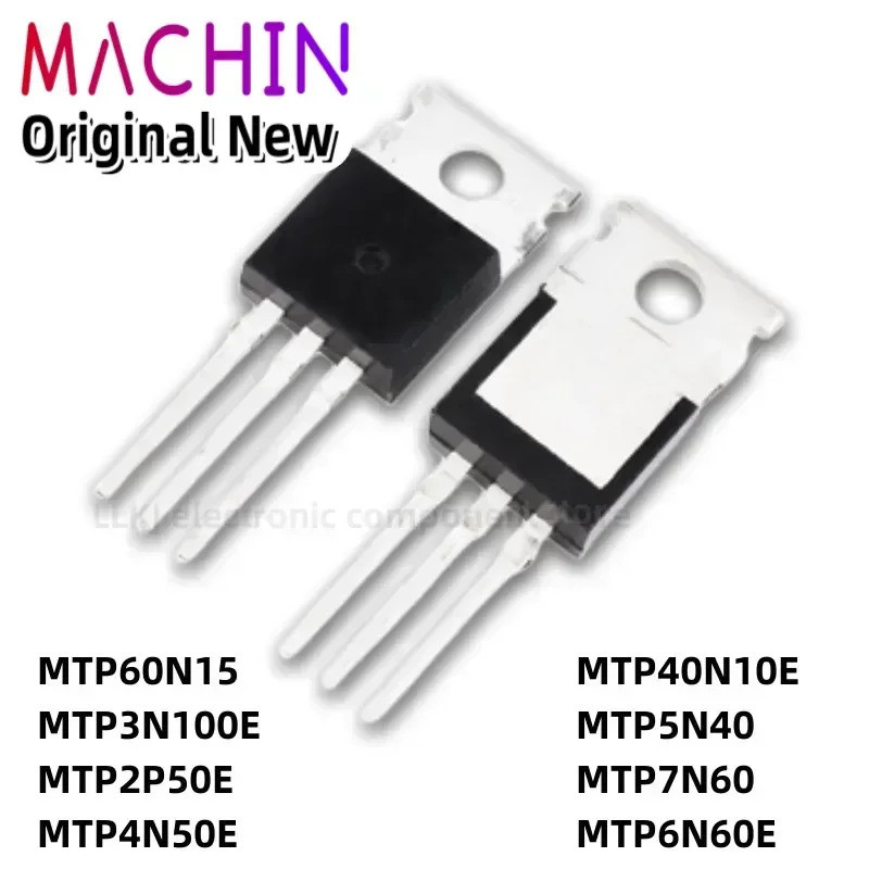 5pcs MTP60N15 MTP3N100E MTP2P50E MTP4N50E MTP40N10E MTP5N40 MTP7N60 MTP6N60E TO-220 Field Effect ทรา