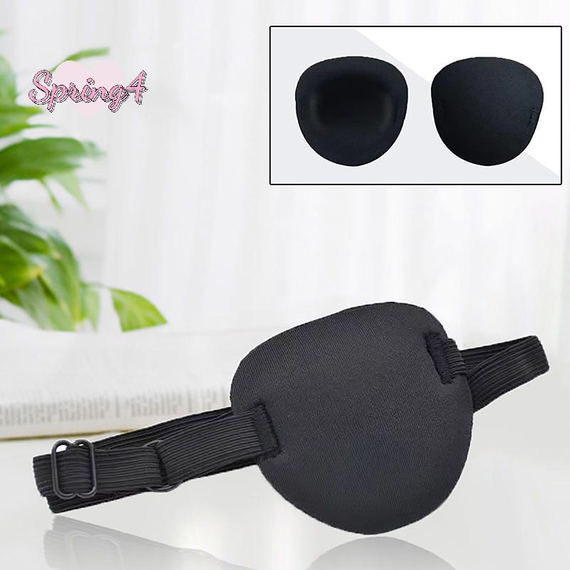 <Spring4> 1 ชิ้น Eye Patch Eye Patch สําหรับผู้ใหญ่ปรับนุ่ม Amblyopia Lazy Eye Patch สําหรับซ้ายหรือขวาตา,สําหรับผู้ใหญ่และเด็ก Nice