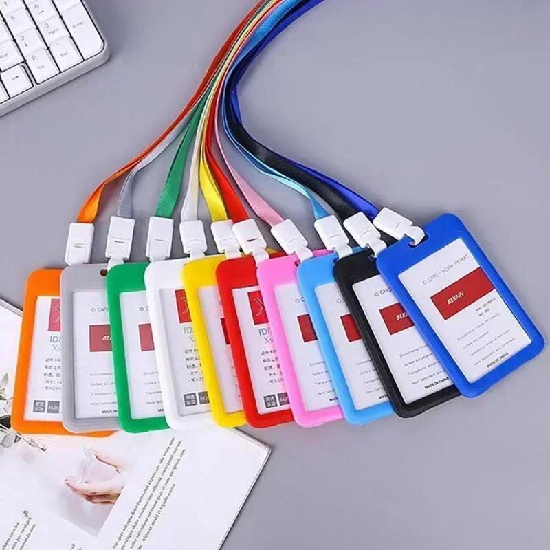 Lanyard Card Holder ID & Work Permit Holder สายคล้องคอสําหรับผู้ชายผู้หญิงเด็ก Pemegaang Kad Leher