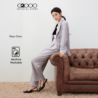 G2000 กางเกงสูทสำหรับผู้หญิง Relaxed Straight Leg รุ่น 56251…