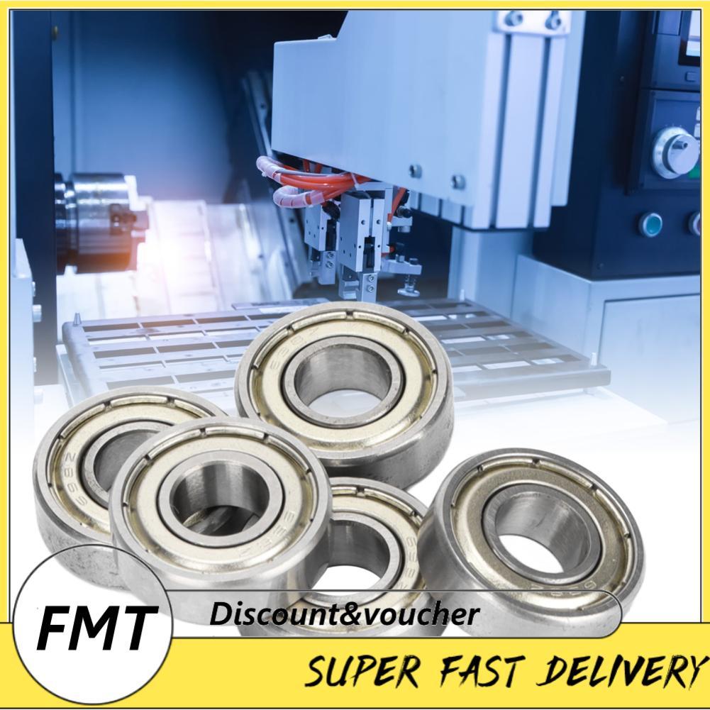Freemarket Freemarket 10 ชิ้น Deep Ball Bearing ความเร็วสูงคอลัมน์เดี่ยว Double Sealed Radial 698Z