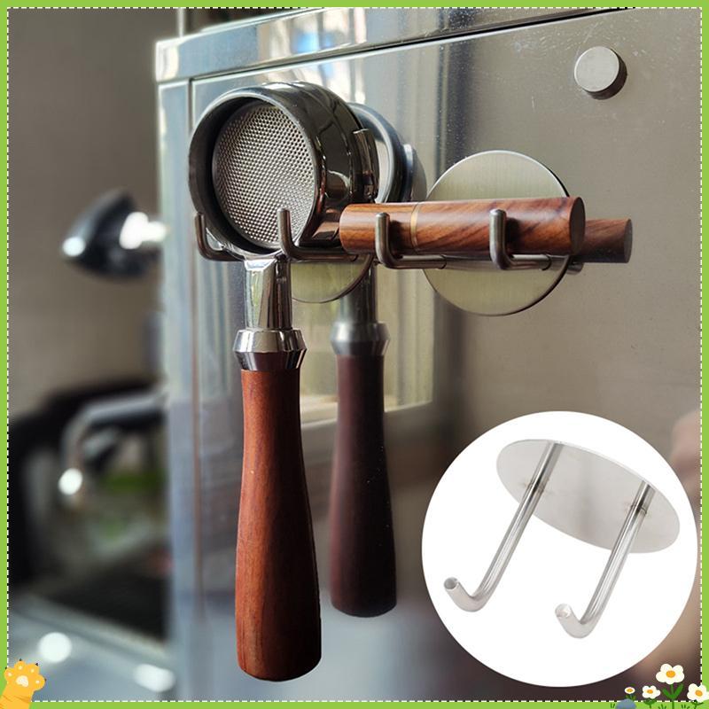 [JL] Self-adhesive Coffee Bottomless Portafilter Wall Ra 51mm/53mm/54mm/58mm Coffee Bottom Filter Ho
