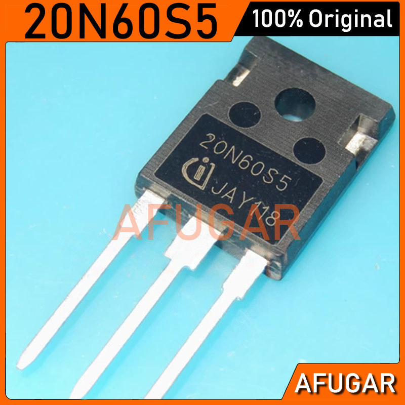 2 ชิ้น 20N60S5 SPW20N60S5 TO-247 20A/600V MOS Field Effect ทรานซิสเตอร์ใหม่