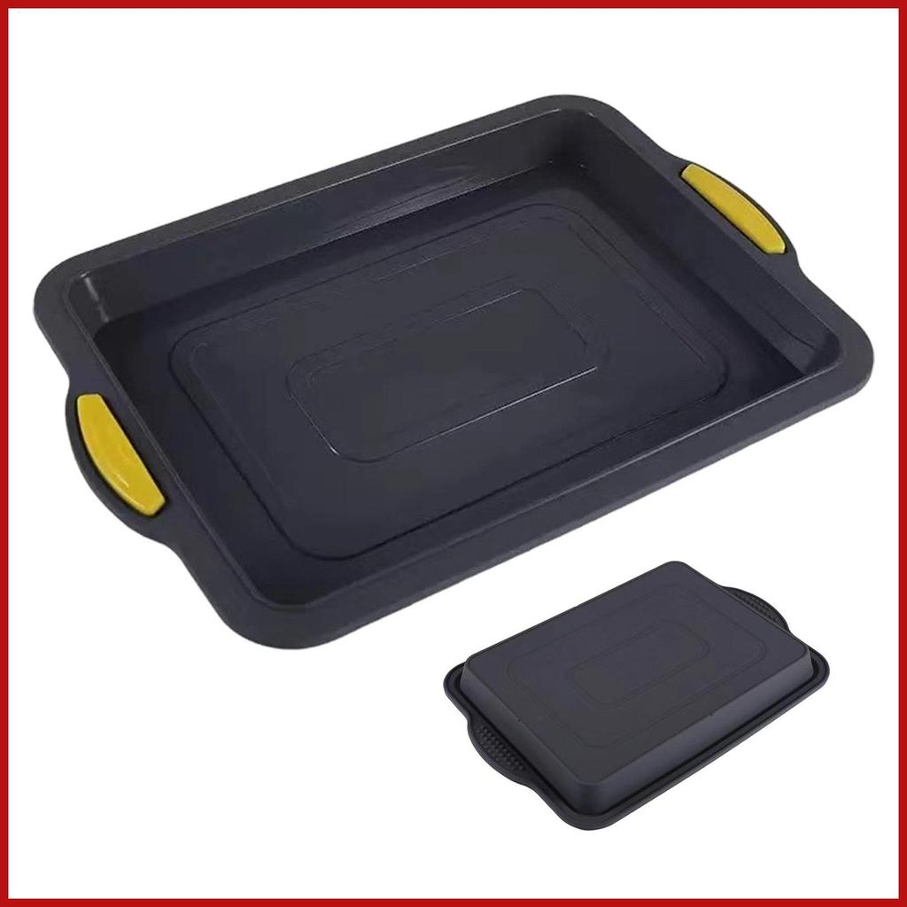 Quarter แผ่น PAN สี่เหลี่ยมผืนผ้านํากลับมาใช้ใหม่ Multi-Functional Bakeware 9x13 นิ้วแผ่น PAN สําหรั