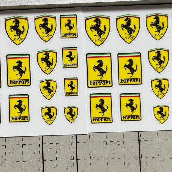 Bk ที่ขายดีที่สุดสติกเกอร์โอน Lego Building Blocks กีฬารถสติกเกอร์ Porsche Ferrari Lamborghini สติกเกอร์ด้านหน้ากาว NXQ9