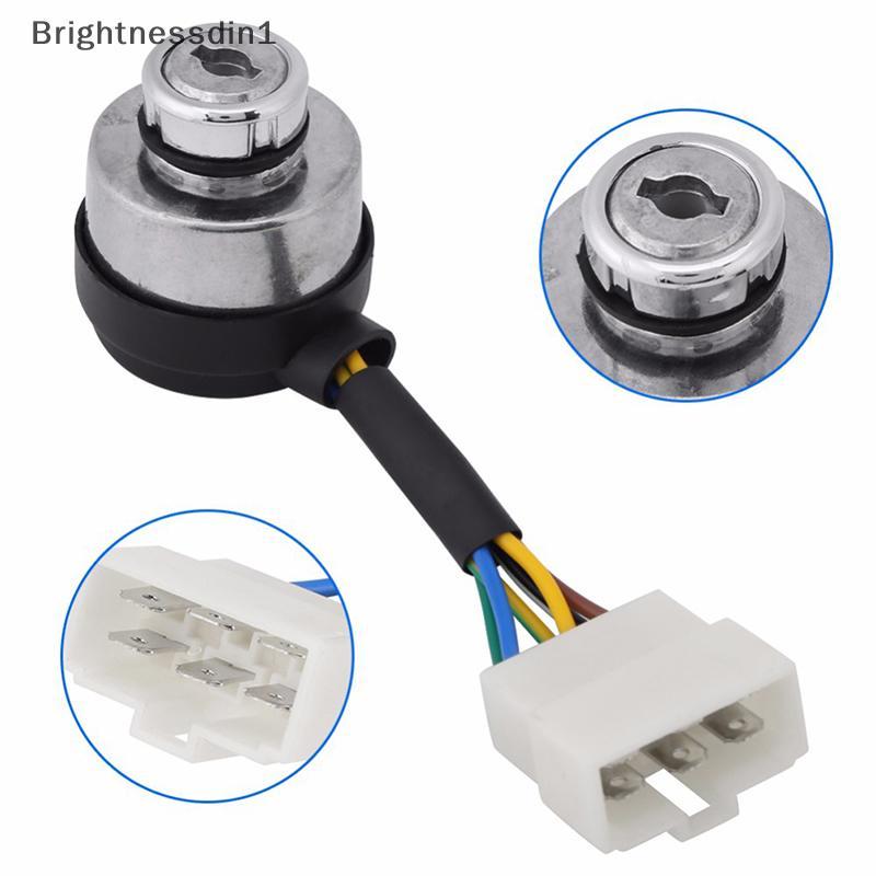 [Brightnessdin] 4/6 Wire Way เครื่องกําเนิดไฟฟ้าเบนซินเริ่มต้น Key Lobination Switch สําหรับ 2-3KW 1