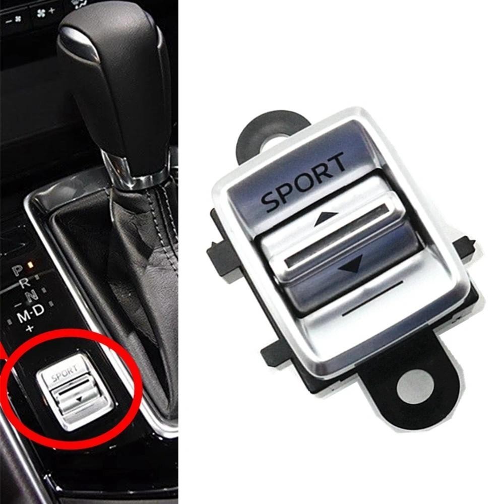 เกียร์รถ Shifter Pannel ปุ่มกีฬาคอนโซลกลางไดรฟ์โหมดสวิทช์ควบคุมสําหรับ Mazda 3 6 CX-5 CX-3 CX-9 GMJ6