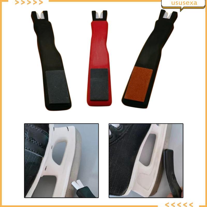 [Ususexa] Ice Skates Sharpener มัลติฟังก์ชั่นแบบพกพา Ice Skates Blade Sharpener Whetstone สําหรับฮ็อ
