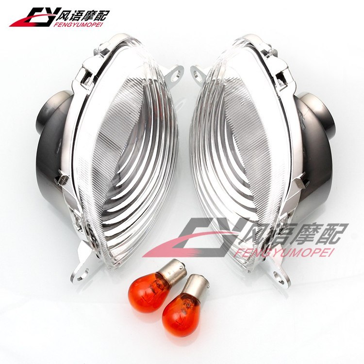 [คลังสินค้าพร้อม] เหมาะสําหรับ ซูซูกิ เหยี่ยว 1300 gsr1300 97-07 ไฟเลี้ยวหน้าไฟคําสั่งหน้า 1 คู่