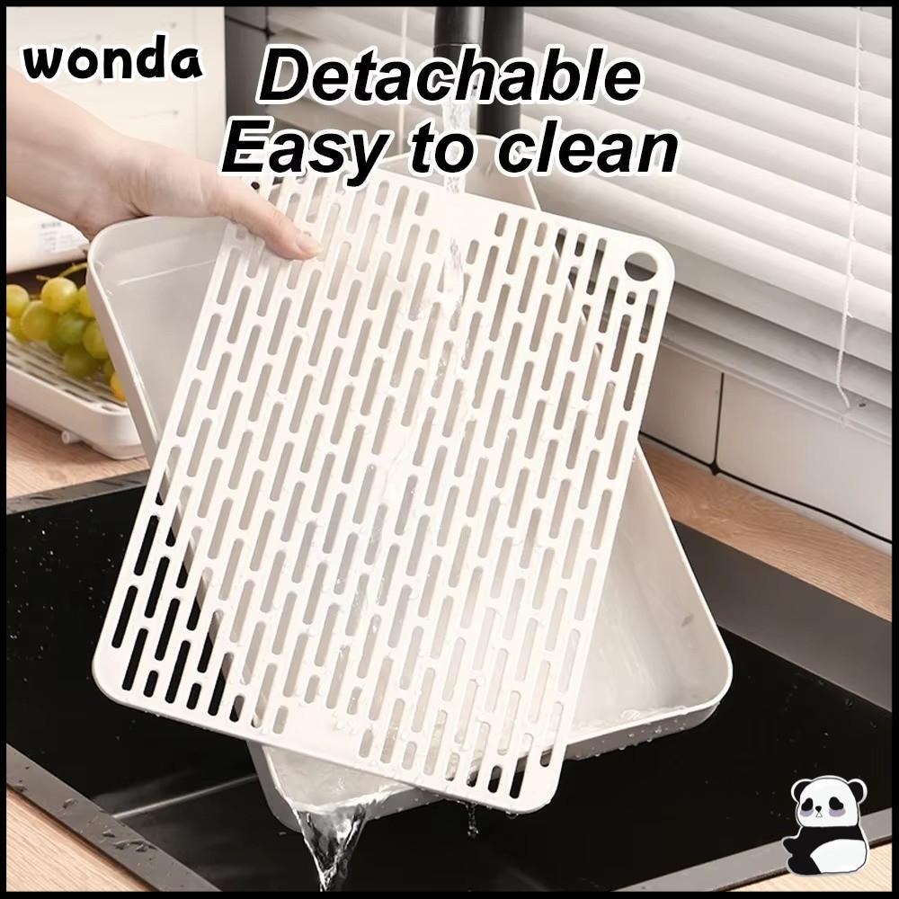 WONDA ถาดห้องน้ําสัตว์เลี้ยง, กล่องครอกกระต่ายสี่เหลี่ยมพลาสติก, กล่องห้องน้ํามุม Bunnie สองชั้นขนาดเล็ก Dragon Cat Guinea Pig