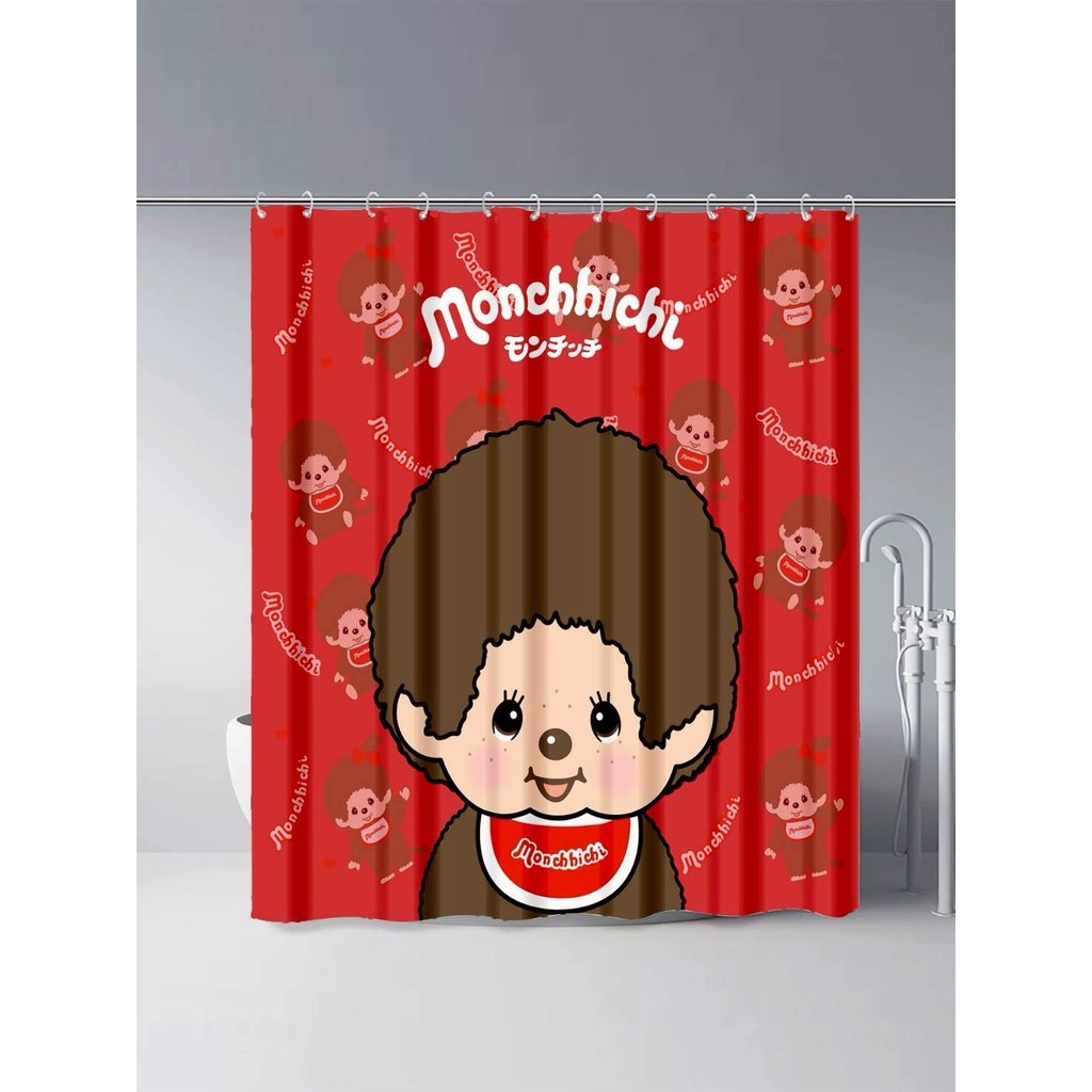🚿 เปลี่ยนห้องน้ำเดิมๆ ม่านกันห้องน้ำ  ลายน่ารักๆ  มีขอเกี่ยวให้ในชุด พร้อมส่ง 4 ลาย ตามภาพ ขนาด 180×180 cm
