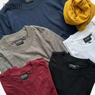 รวมสีเสื้อยืดคอกลมแขนสั้น 7ᵗʰ Street (Light) รุ่น L-TAG ทรงหลวม ไหล่ตก ไม่รัดตัว เนื้อผ้า 100% Cotton Relaxed Fit ไซส...