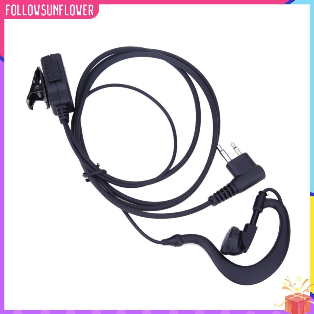 2-Pin ชุดหูฟังสําหรับ Motorola CB วิทยุ CP88 CP040 CP100 CP110