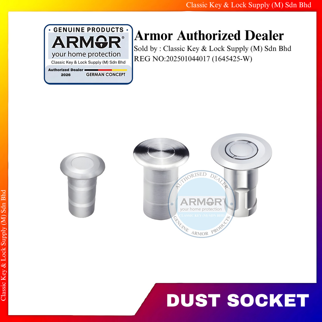 ARMOR DUST SOCKET ADS (10MM/12MM/13MM) สแตนเลส