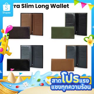 FOLIO : Myra Slim Long Wallet กระเป๋าสตางค์ใบยาว ใส่บัตร 18 …