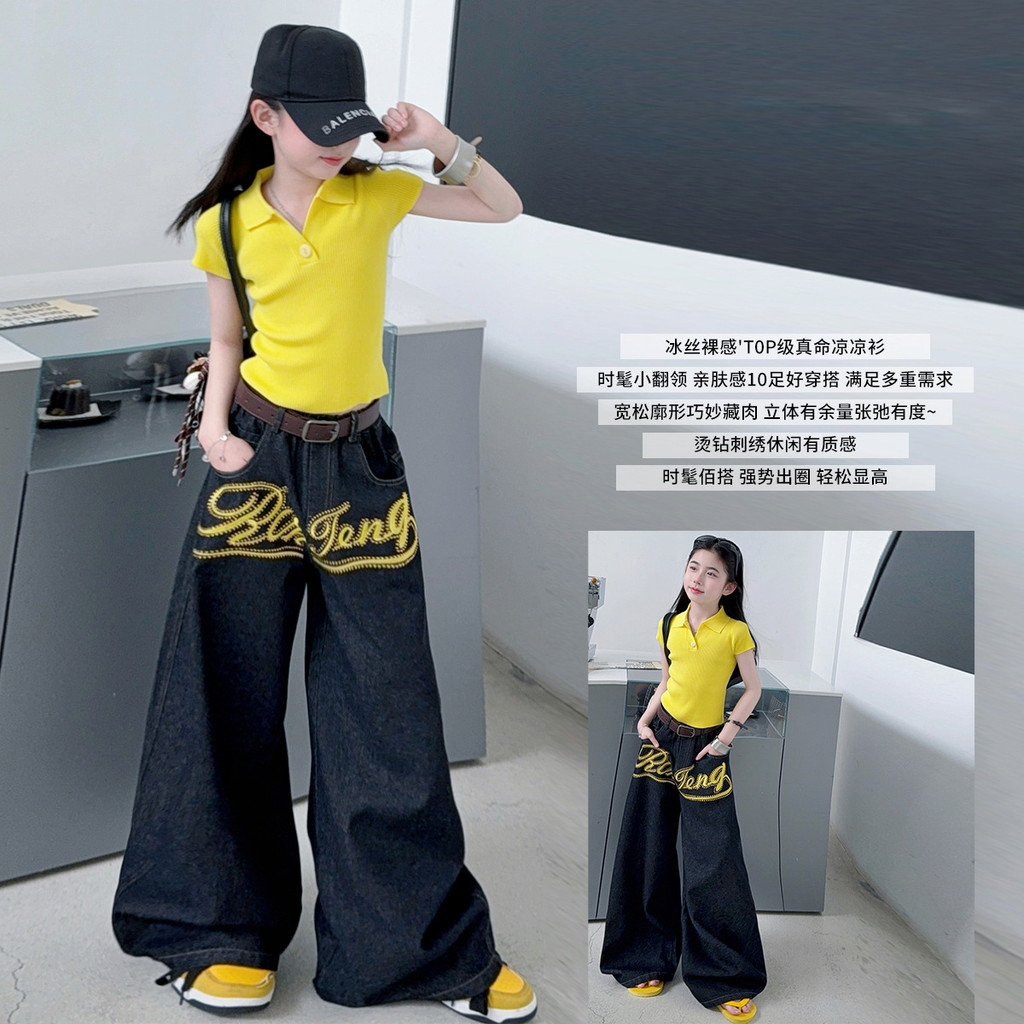 เสื้อโปโลคอกลมสีทึบ สไตล์สลิม핏 สำหรับฤดูร้อน