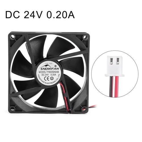 1pcs 92x92x25 มม.YY9225H24B 24V DC พัดลมระบายความร้อน Long Life Dual Ball แบริ่ง 9225