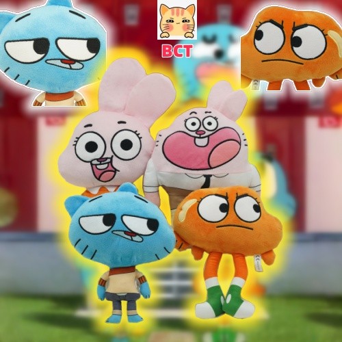 BCT น่ารัก Gumball และ Darwin ของเล่นตุ๊กตา Kawaii Anais และ Nicole ของเล่นตุ๊กตาสนุก Richard ของเล่
