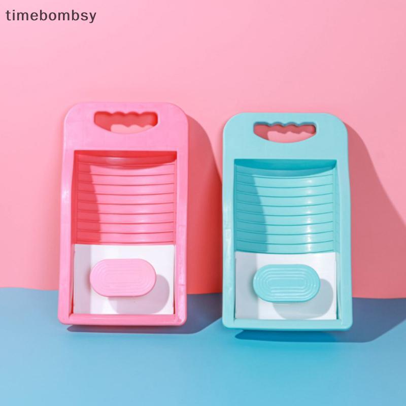 (time) ชุดชั้นใน Washboard Antislip Thien กระดานซักผ้าเสื้อผ้าทําความสะอาดซักรีดเครื่องมือทําความสะอาดอุปกรณ์ห้องน้ํา Sos Washboard (TH)