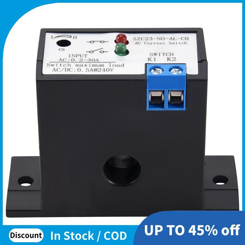 Current Mutual Induction Switch SZC23-NO-AL-CH ปกติเปิด Current Detection SWITCH สําหรับ AC Current 