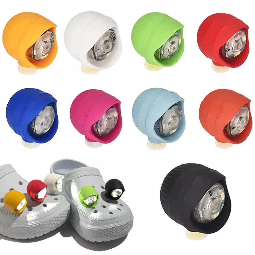 LED Charm สำหรับ Crocs ติดไฟได้นำ้ไม่เข้า ใช้ประดับรองเท้าสำหรับงานปาร์ตี้ แคมปิง และใส่วัน