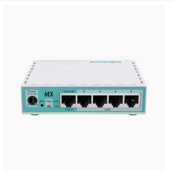 MikroTik hEX refresh Gigabit Wired Router E50UG เวอร์ชันใหม่ RB750Gr3 รุ่นอัพเกรด