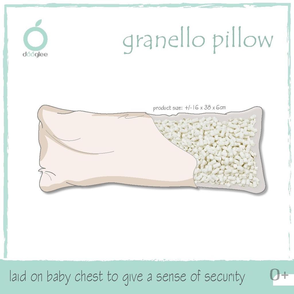Dooglee - Granello Pillow Dooglee - Soft Granola 100% Latex Childrens Pillow