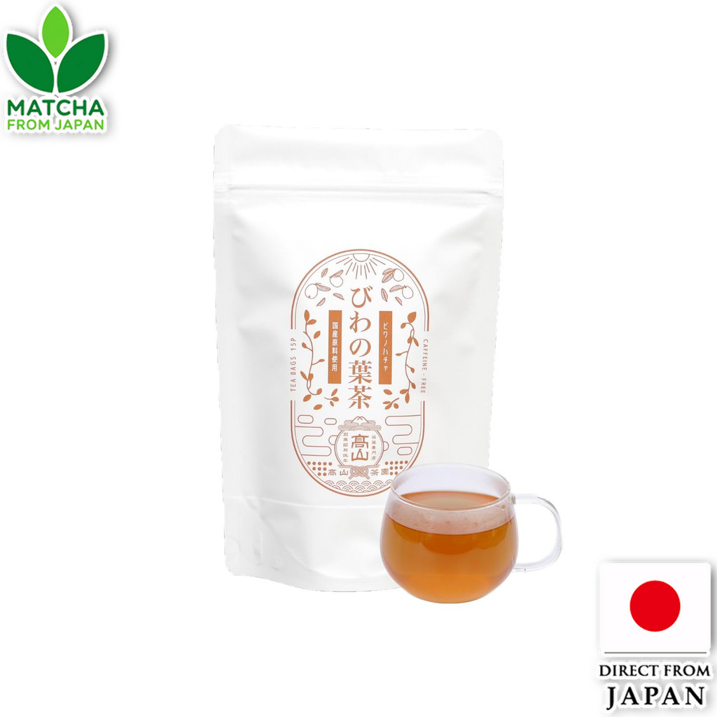 Takayama Chaen Biwa No Ha Tea Japanese Additive-Free Caffeine-Free Tea Bags Gift Set   ชาทาคายามะ ชา