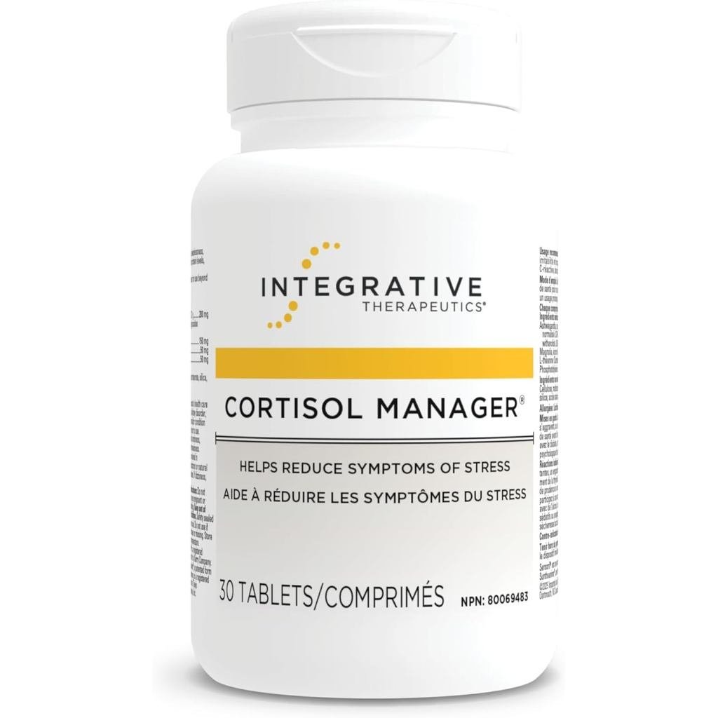 Cortisol Manager Integrative Therapeutics ช่วยลดความเครียดอาการบวมและระดับ Cortisol พร้อม Ashwagandh