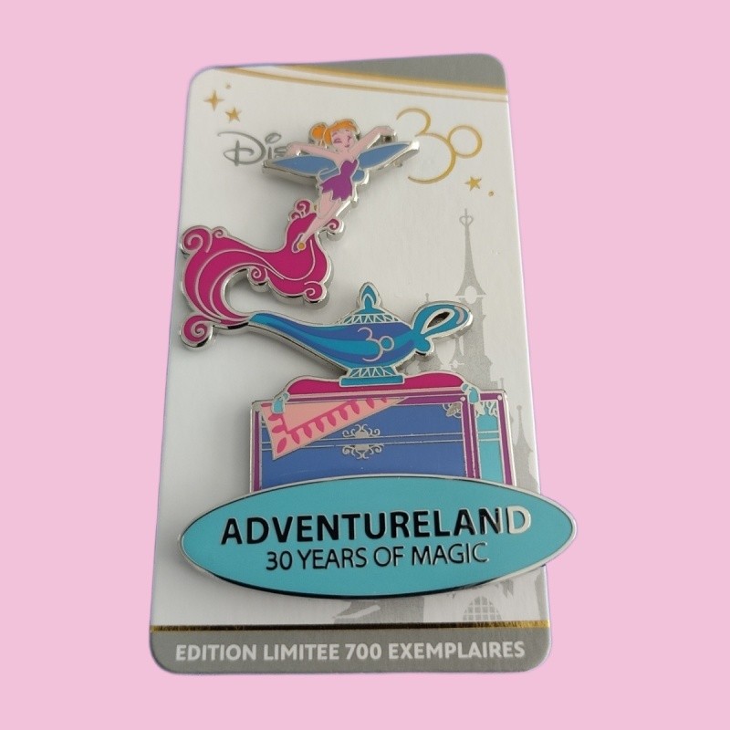 Paris Disney 30th Anniversary Tinkerbell Magic Lamp ป้ายลิมิเต็ด/m4.16
